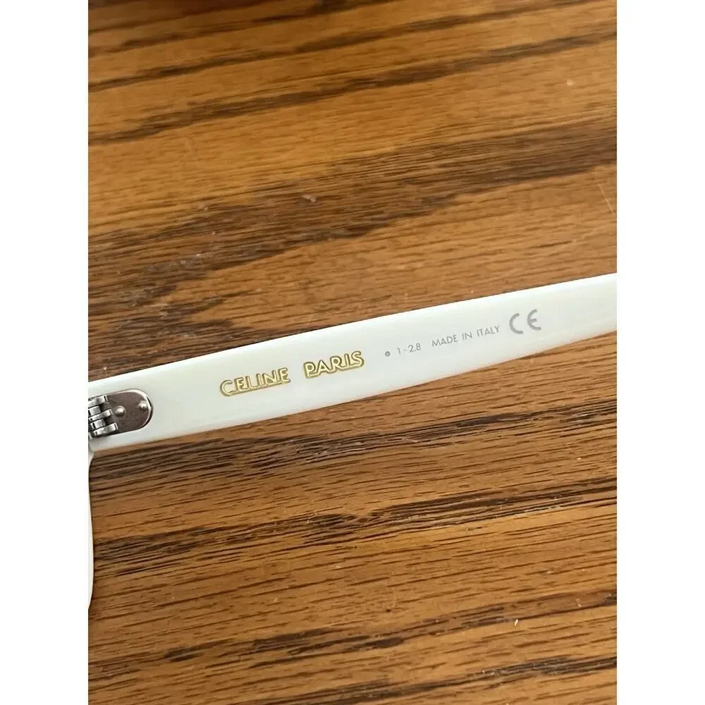 Celine White Butterfly Sunglasses CL400751 25c 56-14-145